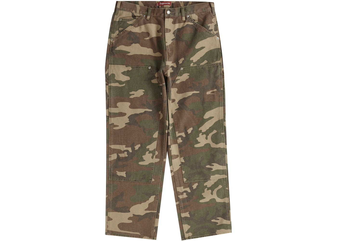 Supreme Double Knee Painter Pant (SS23) Woodland Camo