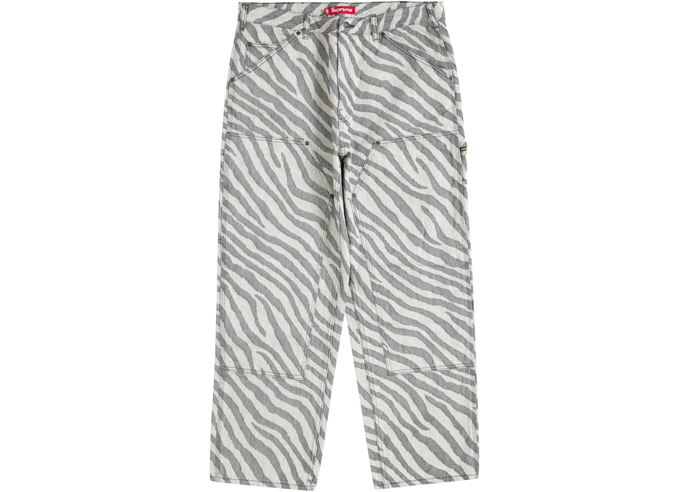 Supreme Double Knee Painter Pant (SS24) Zebra