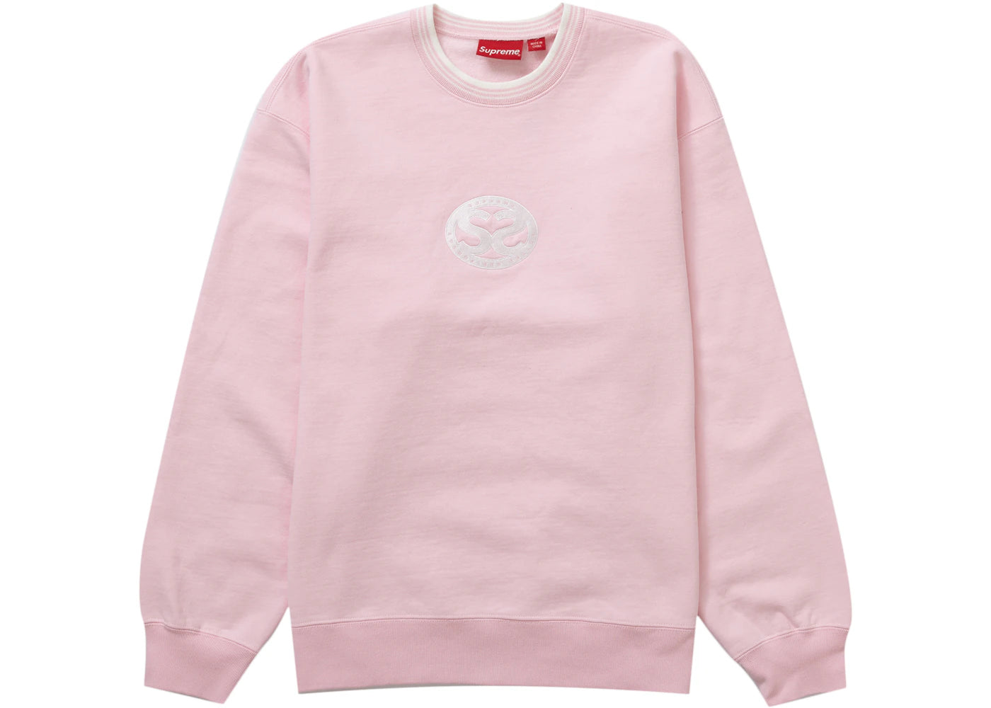 Supreme Double S Crewneck Light Pink