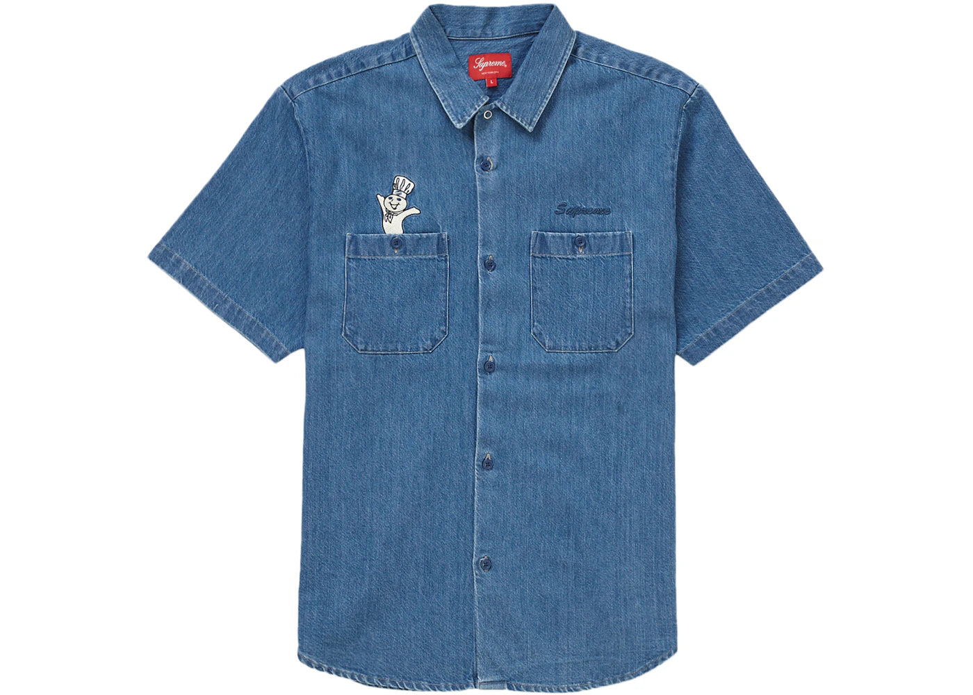 Supreme Doughboy S/S Work Shirt Denim