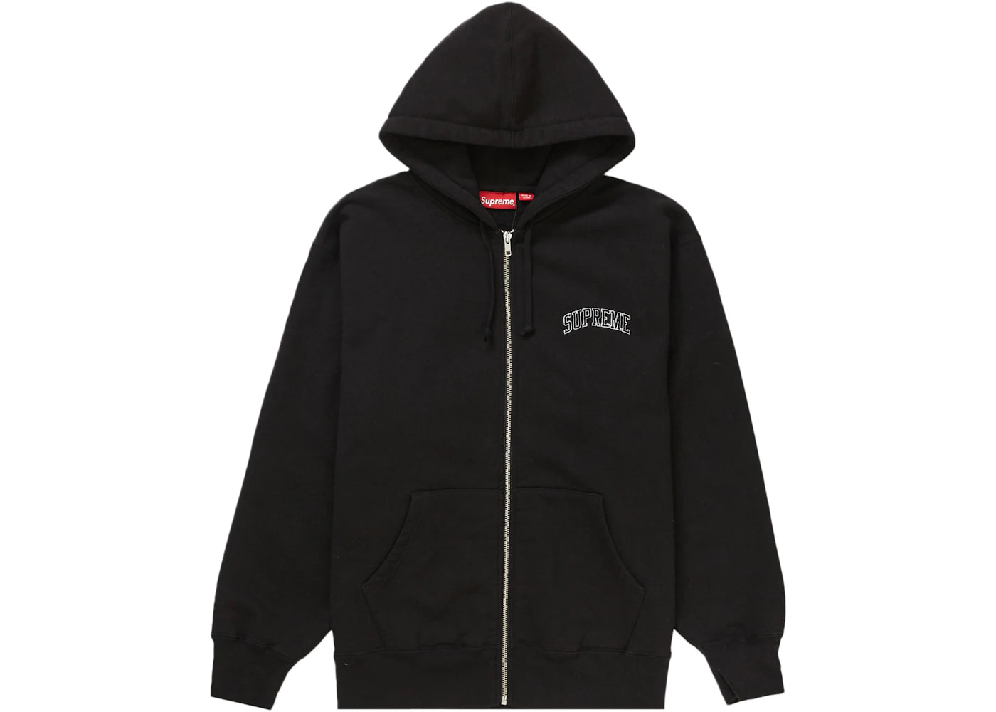 Supreme Doughboy Zip Up Hooded Sweatshirt Black