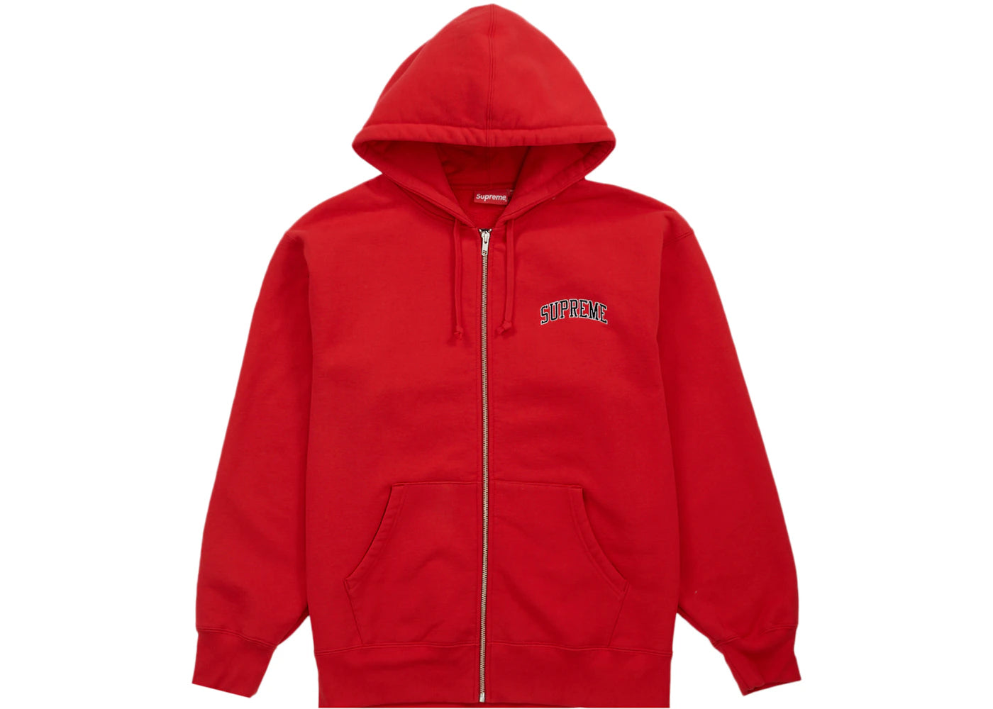 Supreme Doughboy Zip Up Hooded Sweatshirt Red