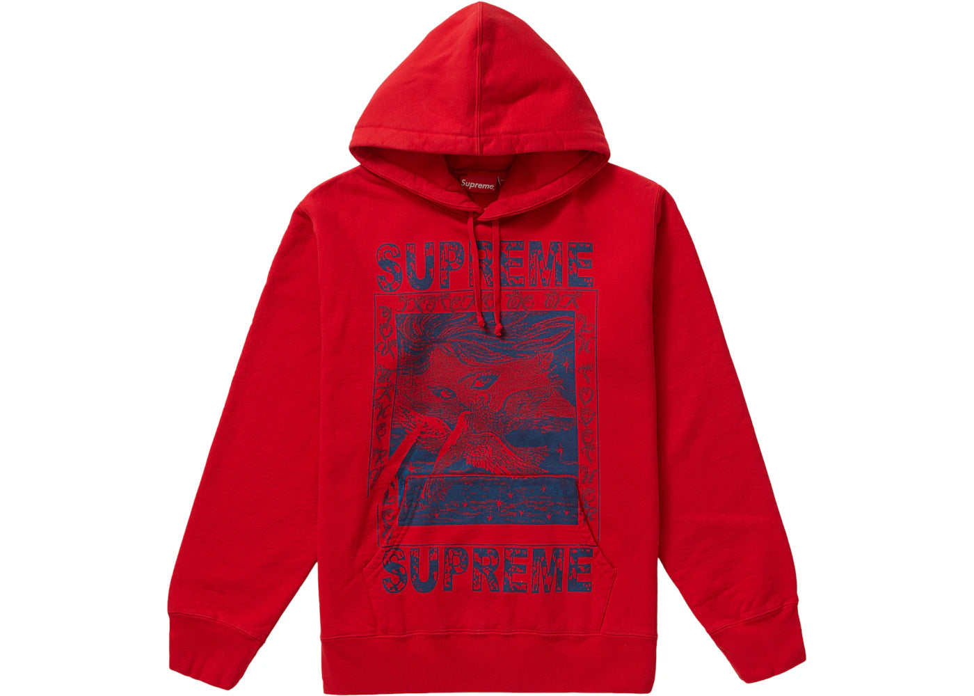 Supreme Doves Hooded Sweatshirt Red