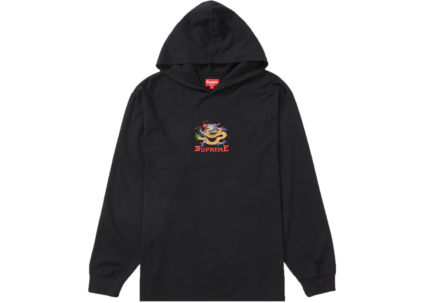 Supreme Dragon Hooded L/S Top Black