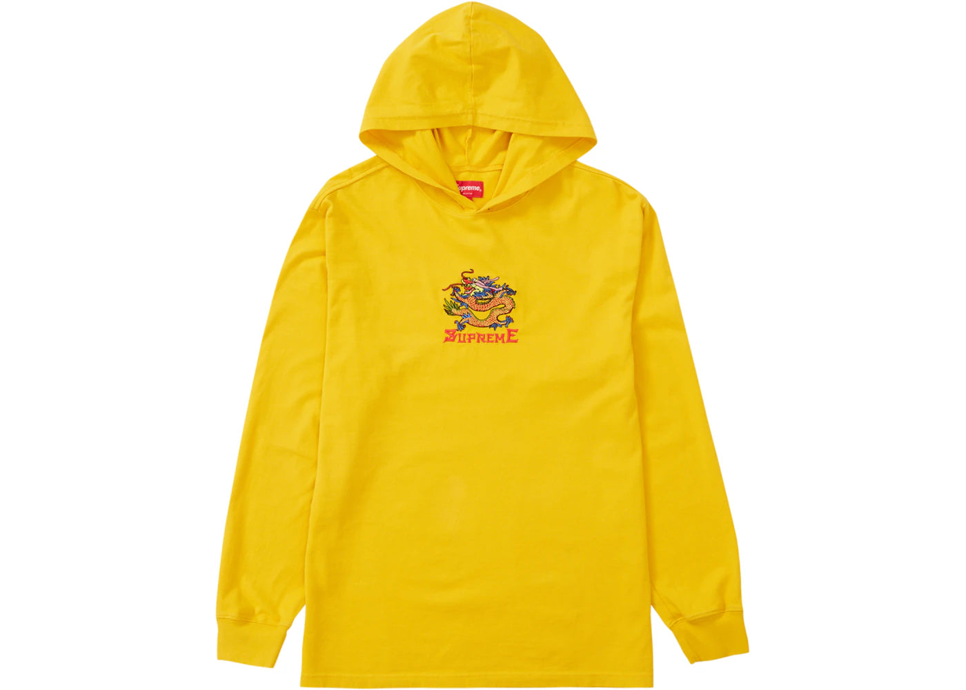 Supreme Dragon Hooded L/S Top Gold