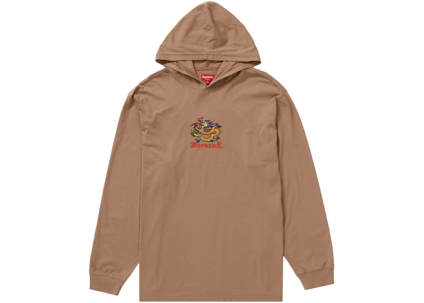 Supreme Dragon Hooded L/S Top Light Brown