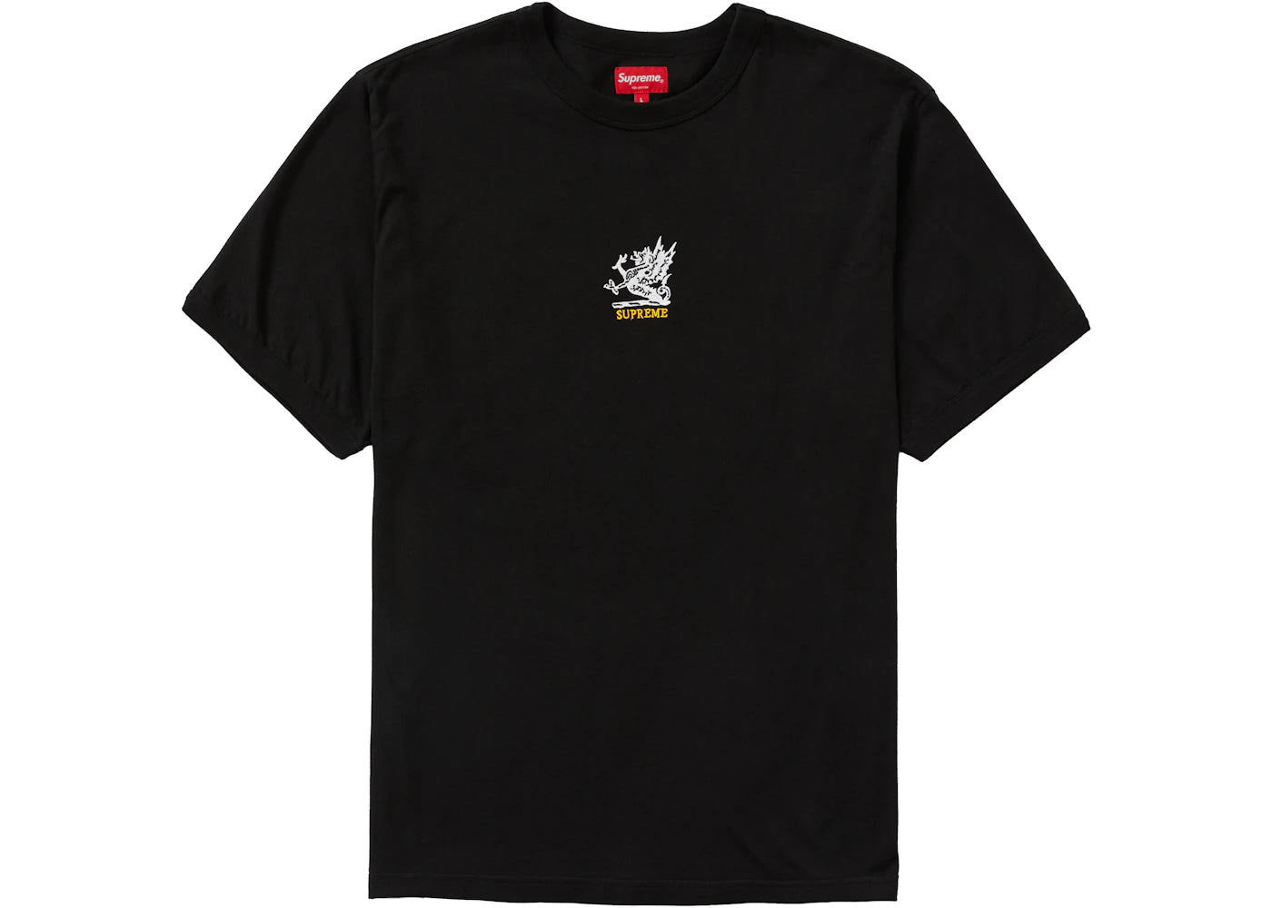 Supreme Dragon Ringer Tee Black