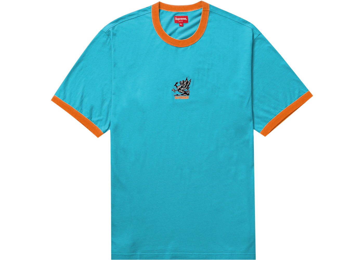 Supreme Dragon Ringer Tee Slate