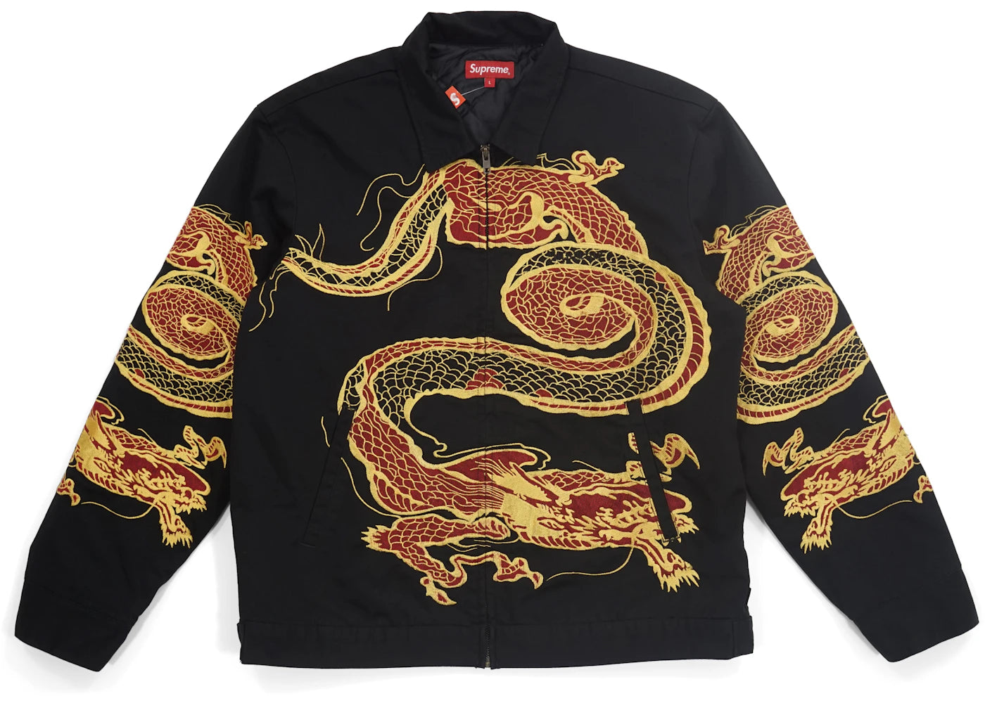 Supreme Dragon Work Jacket Black