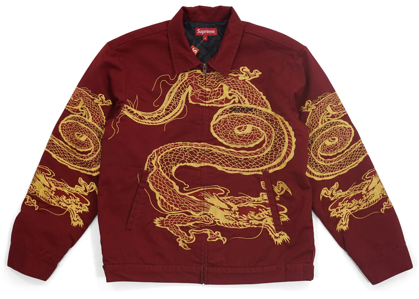 Supreme Dragon Work Jacket Red