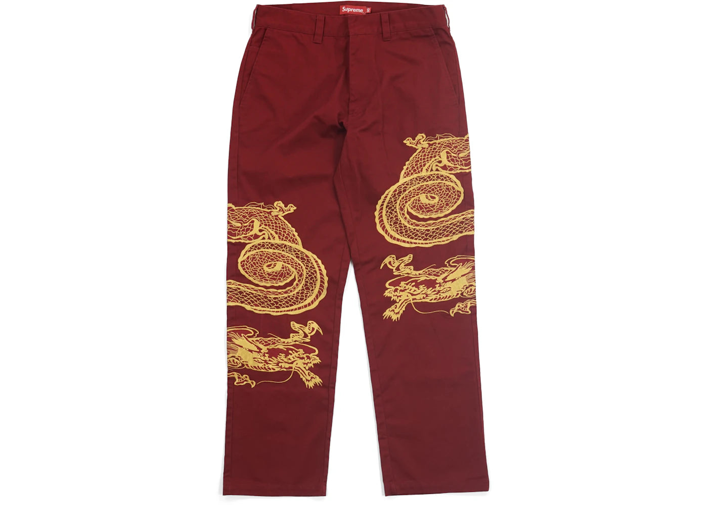 Supreme Dragon Work Pant Red