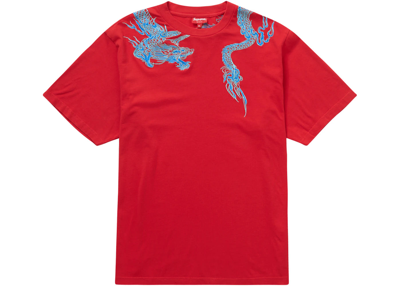 Supreme Dragon Wrap S/S Top Red