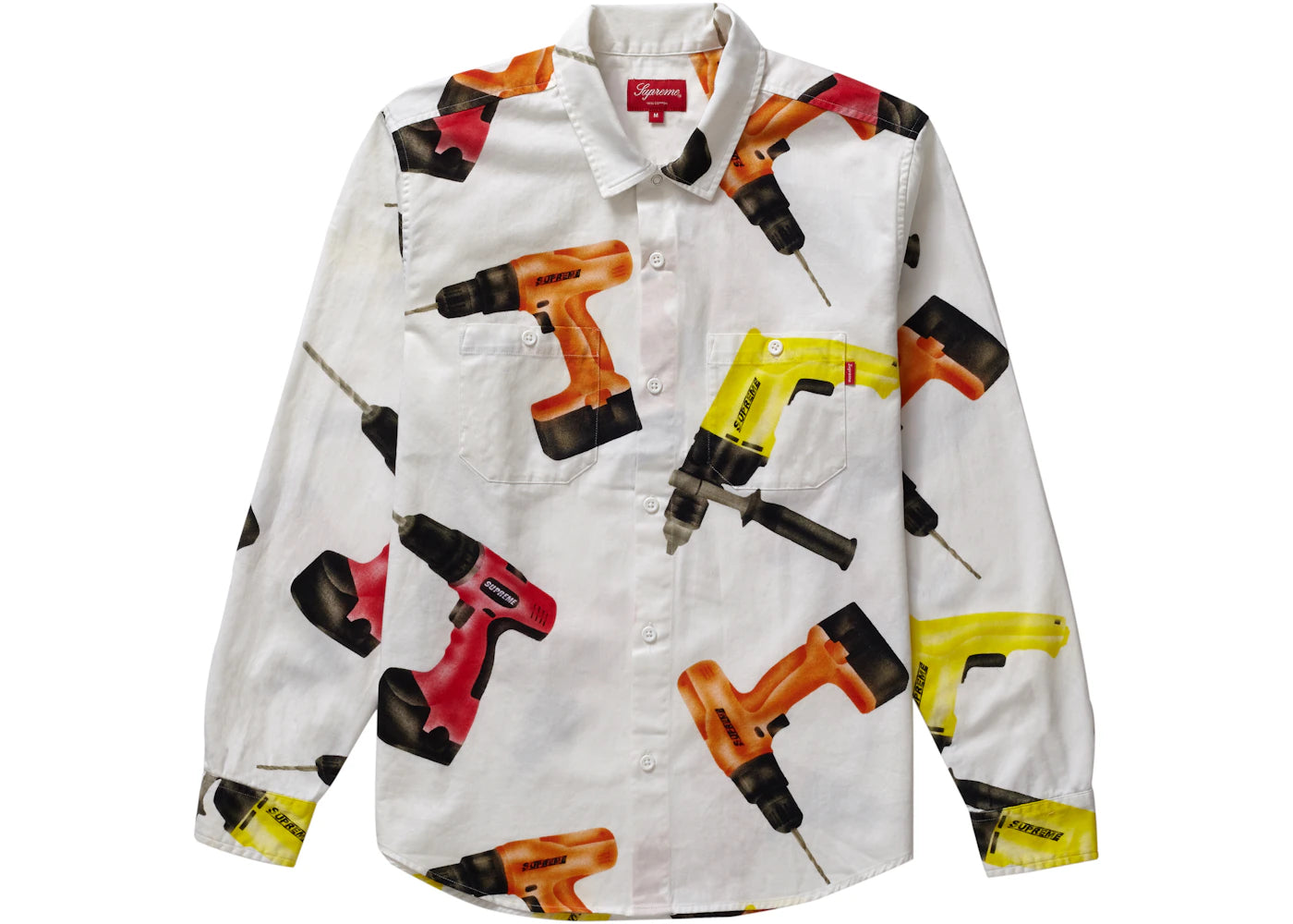 Supreme Drills Work Shirt White