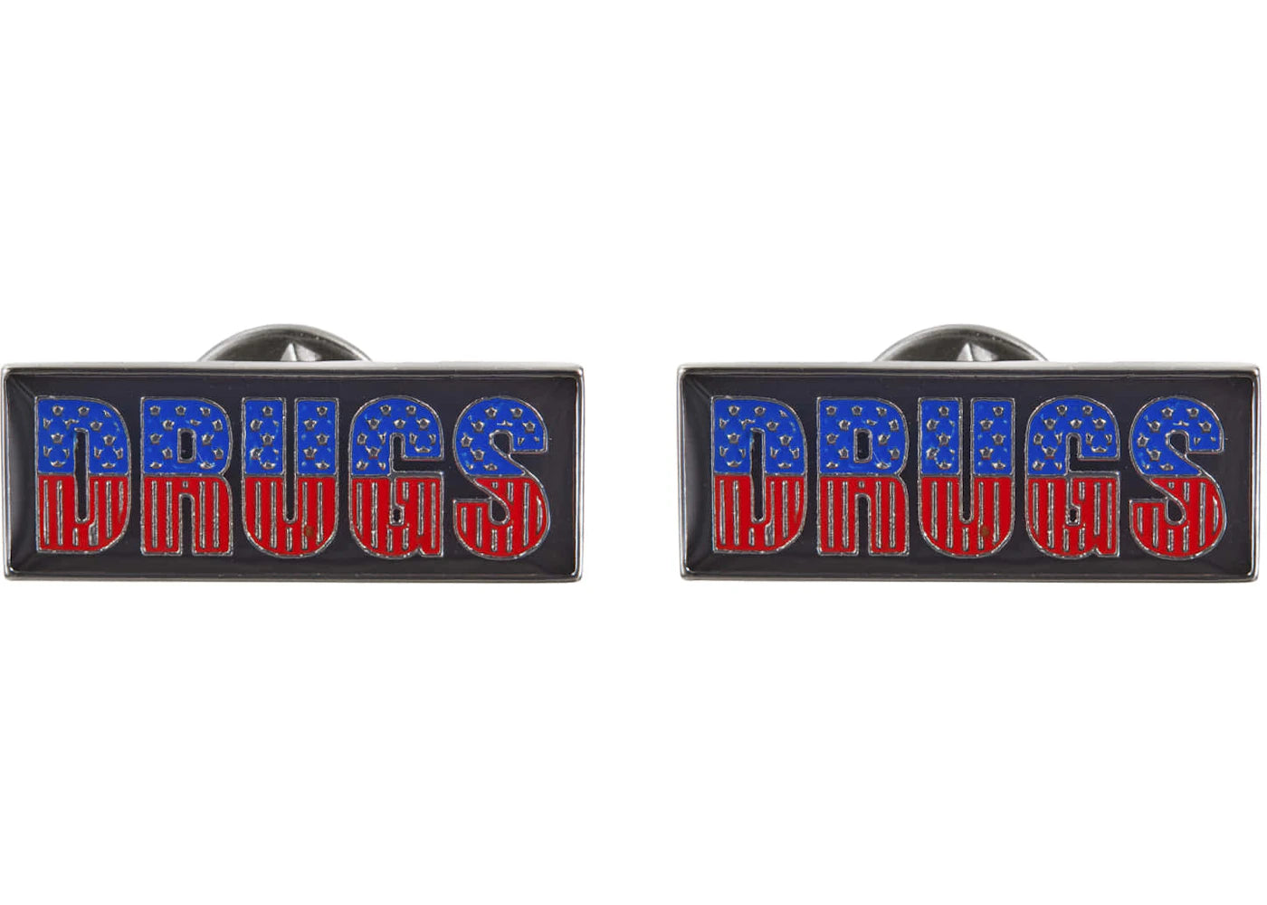 Supreme Drugs Pin Set (Pack of 2) Multicolor