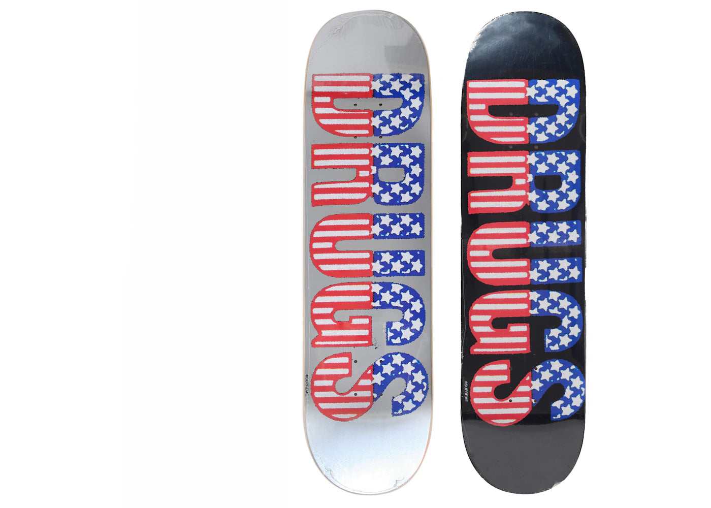 Supreme Drugs Skateboard Deck Set Multicolor