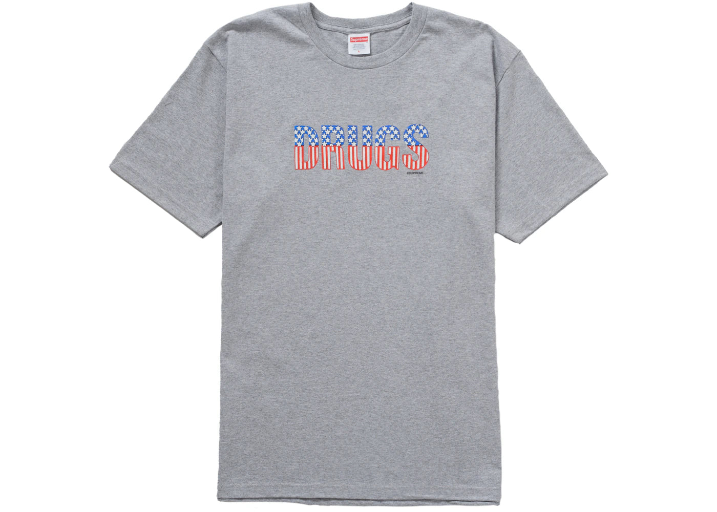 Supreme Drugs Tee Heather Grey