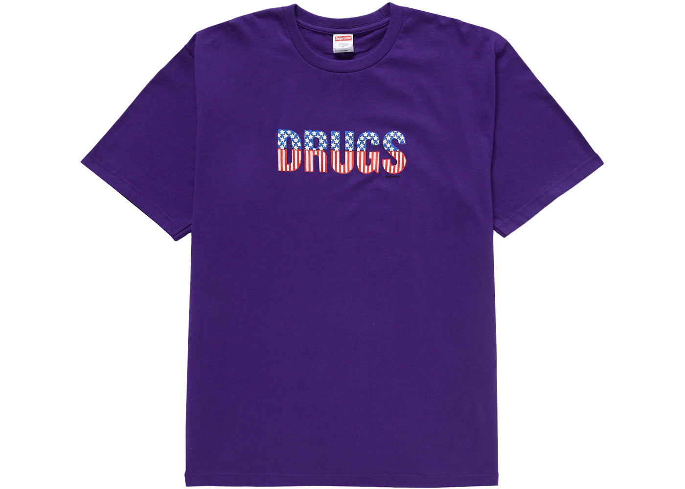 Supreme Drugs Tee Purple