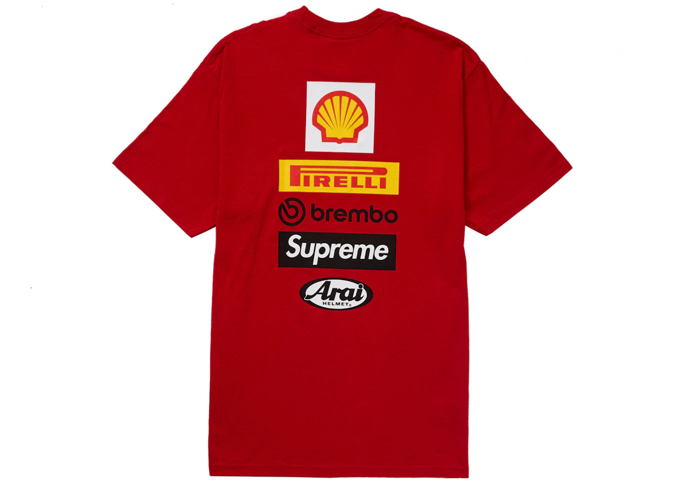 Supreme Ducati Logo Tee Red