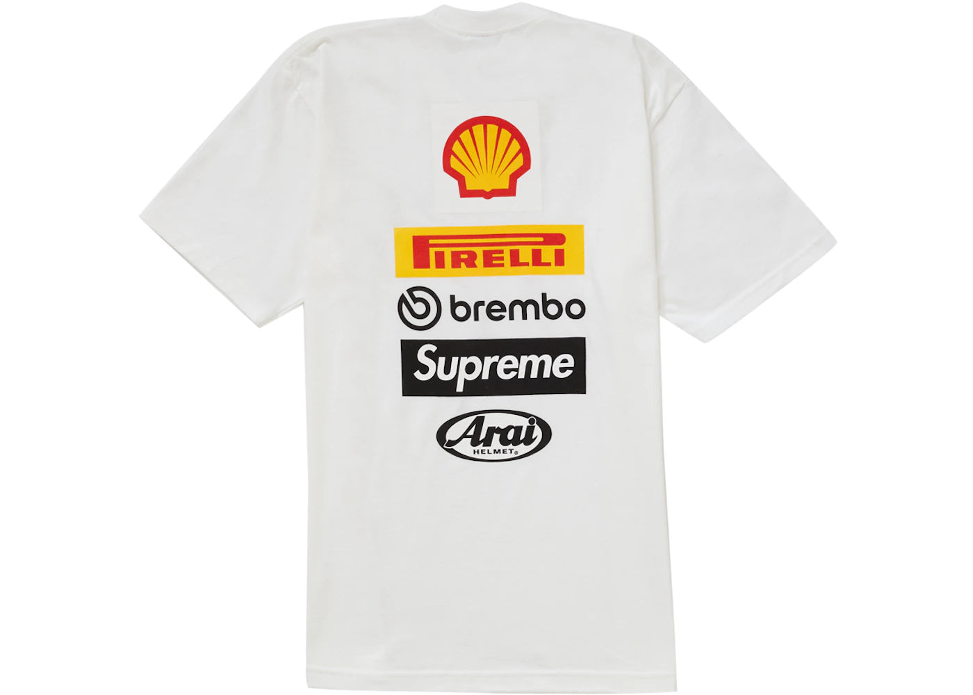 Supreme Ducati Logo Tee White