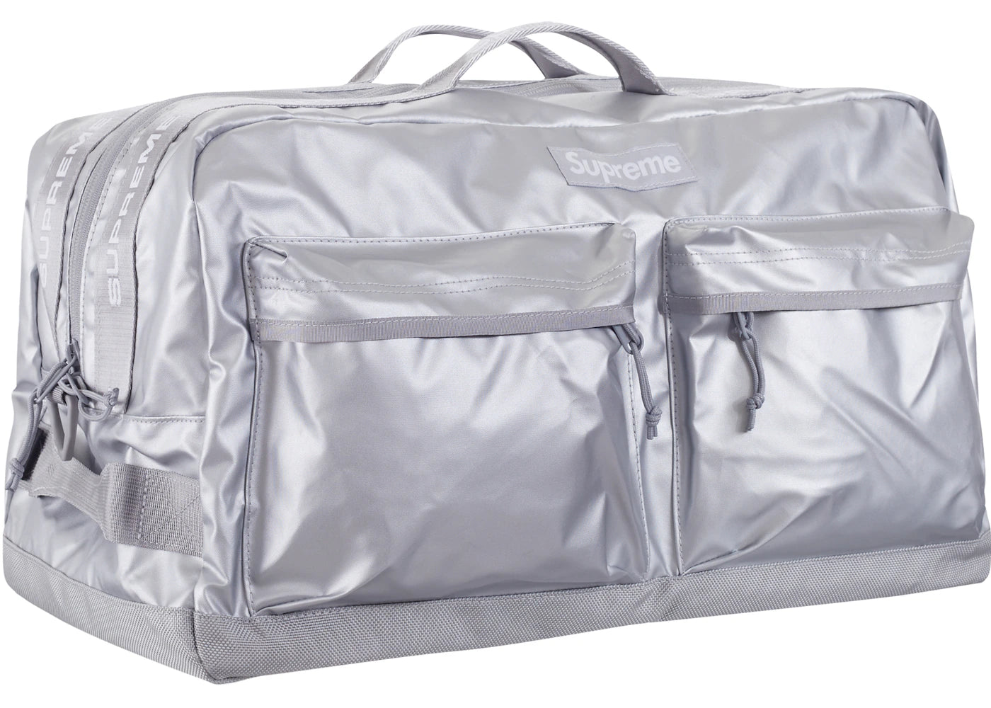 Supreme Duffle Bag (FW22) Silver