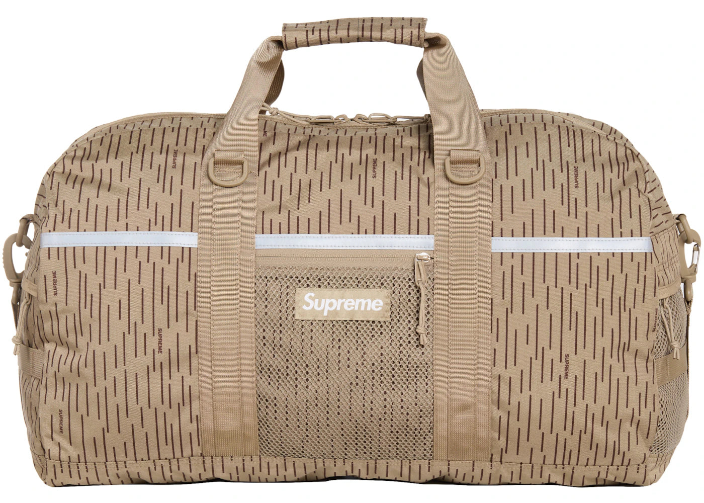 Supreme Duffle Bag (FW24) Tan Raindrop