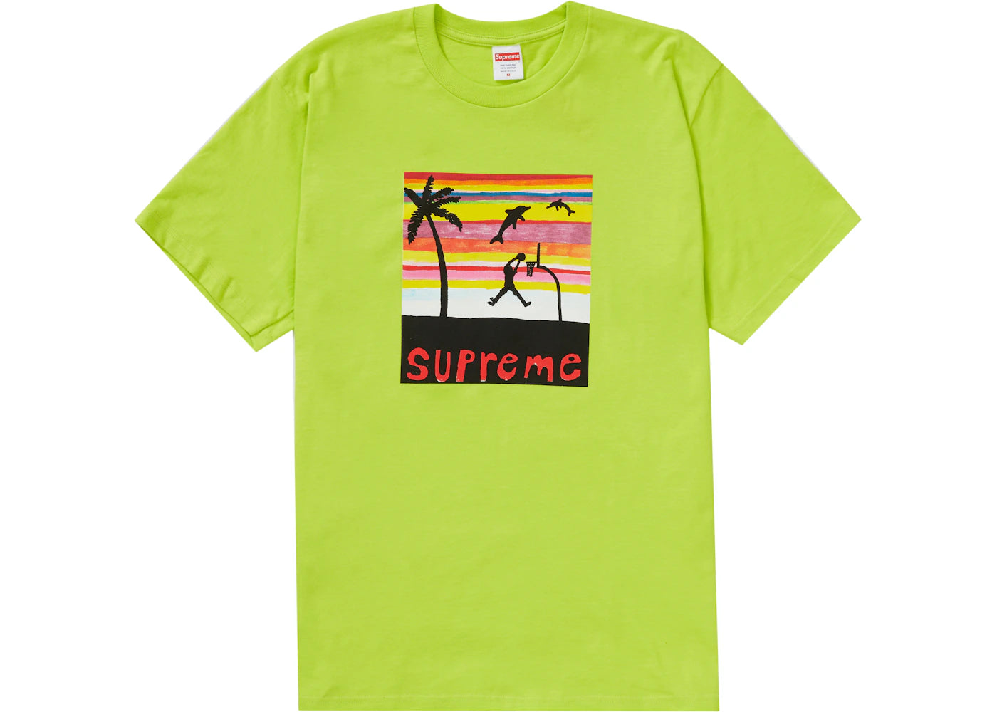 Supreme Dunk Tee Bright Green