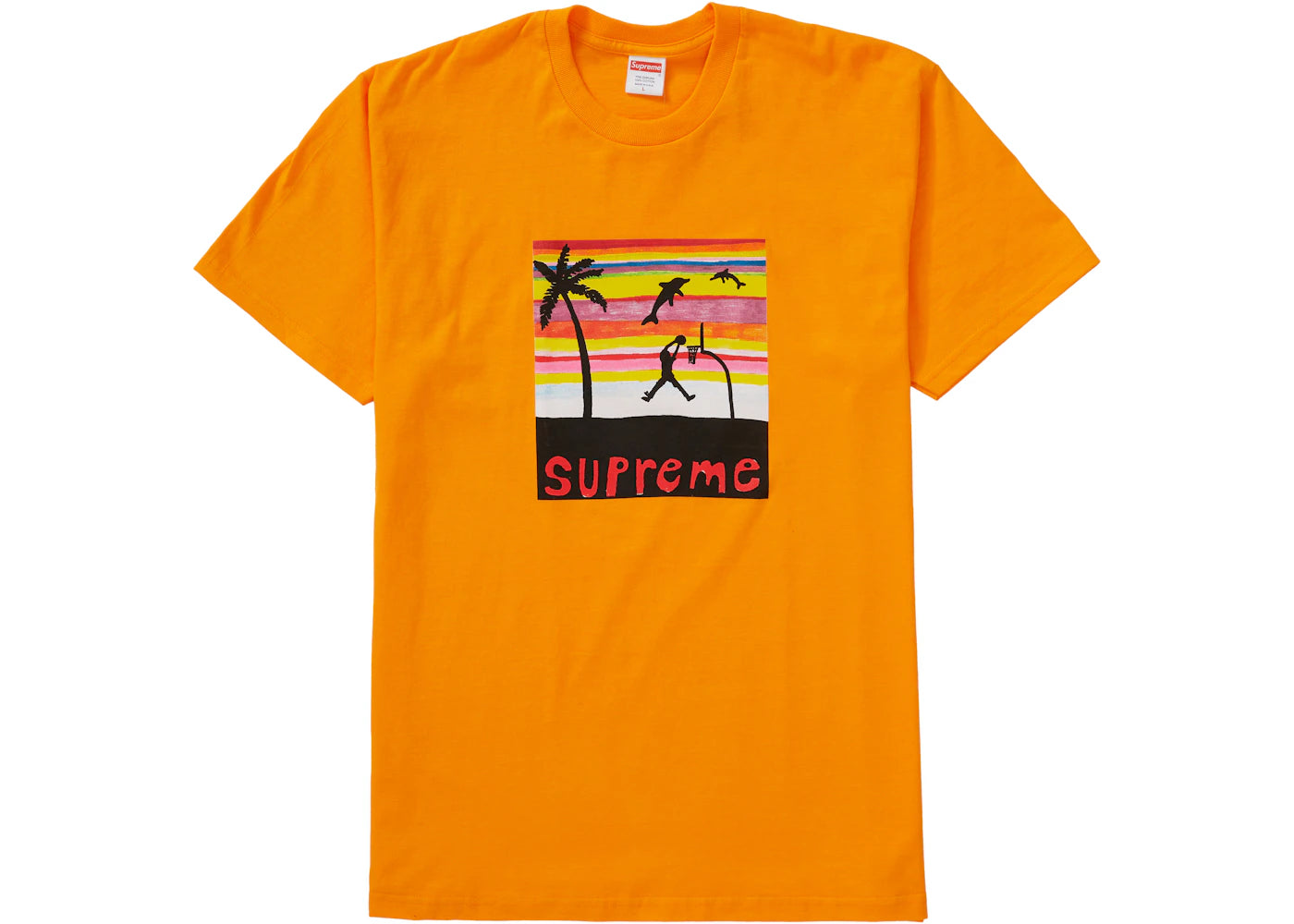 Supreme Dunk Tee Bright Orange