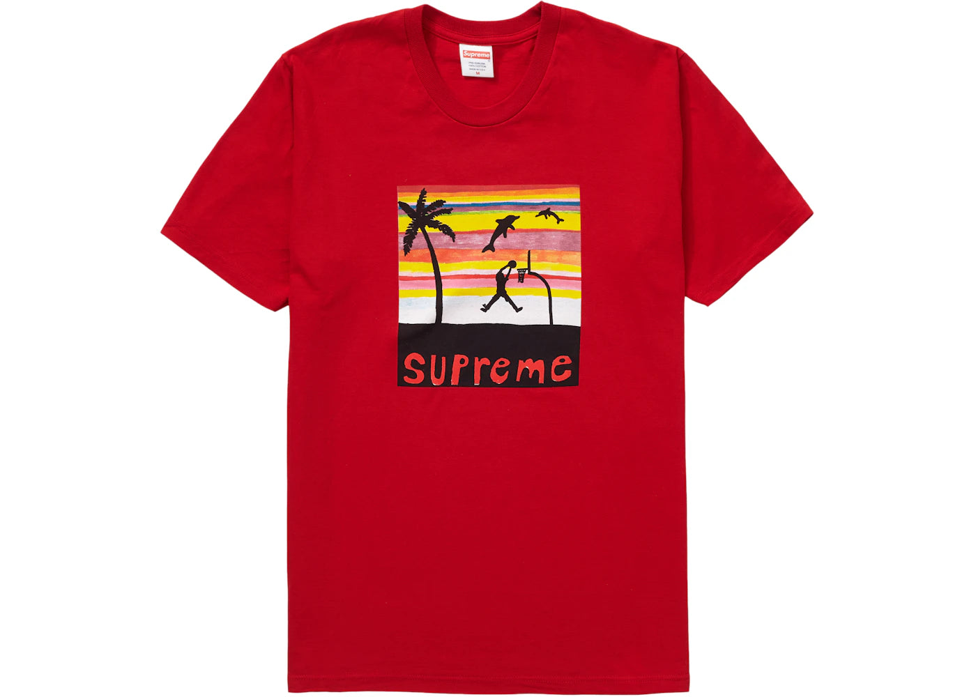 Supreme Dunk Tee Red