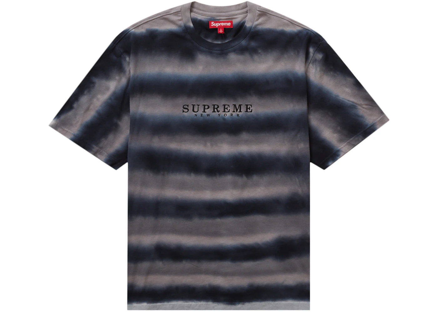 Supreme Dyed Stripe S/S Top Black