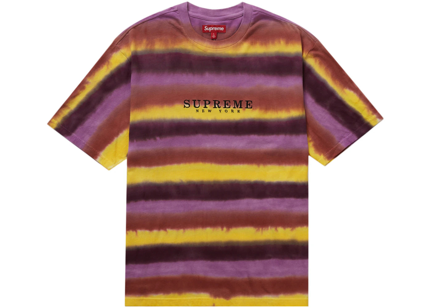 Supreme Dyed Stripe S/S Top Multicolor