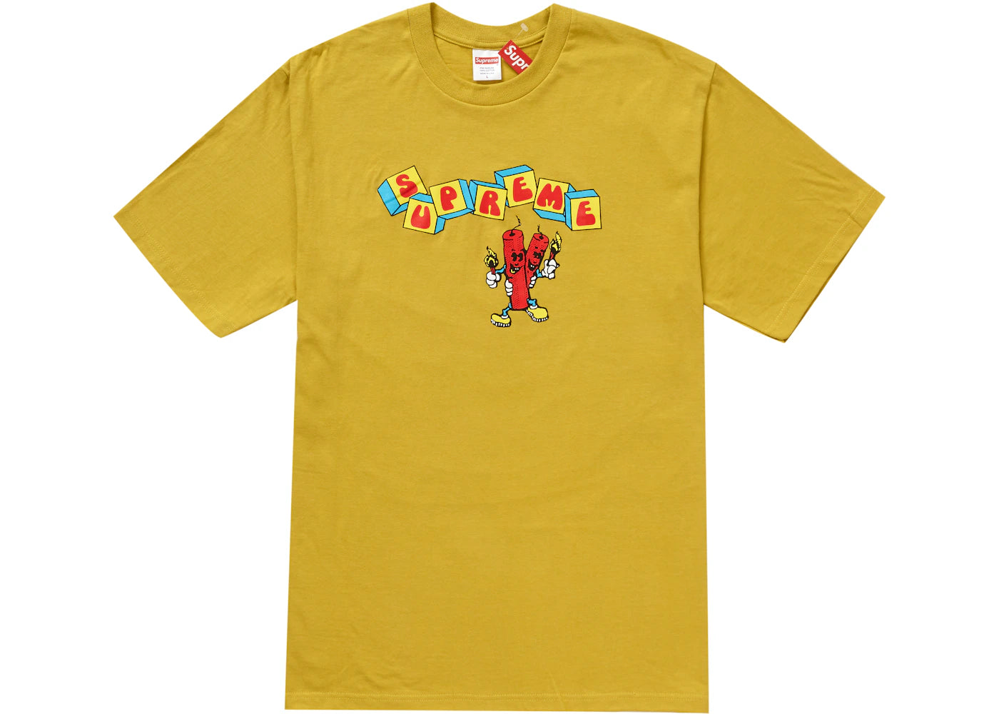 Supreme Dynamite Tee Acid Yellow