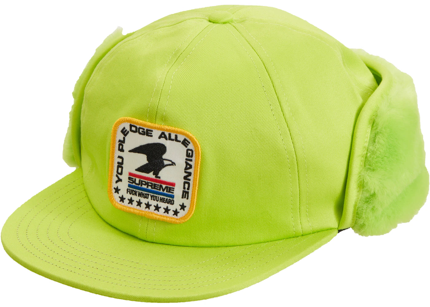 Supreme Earflap 6-Panel Lime