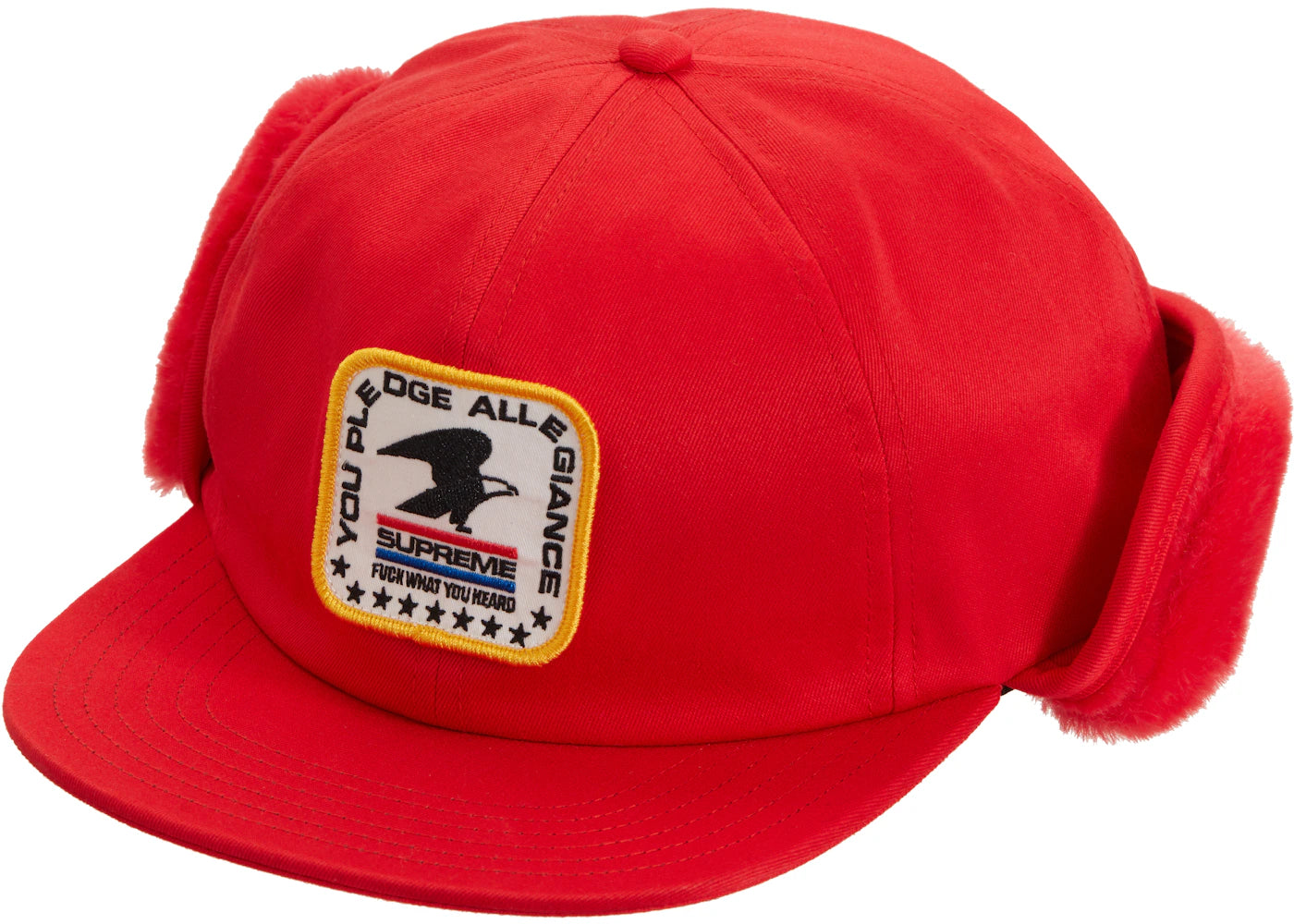 Supreme Earflap 6-Panel Red