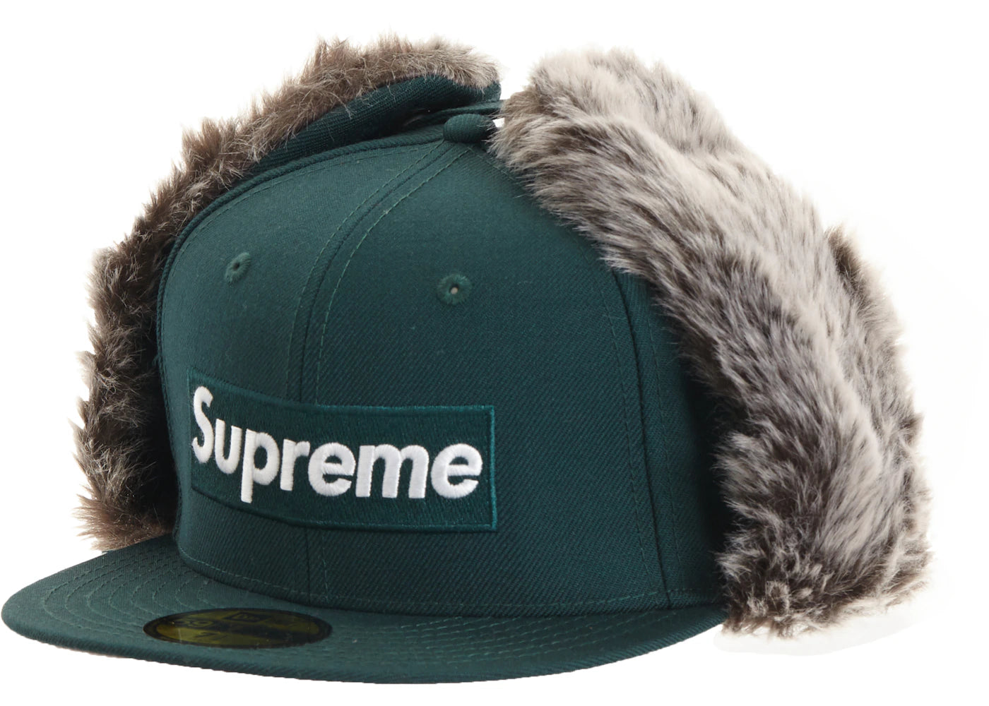 Supreme Earflap New Era Dark Green