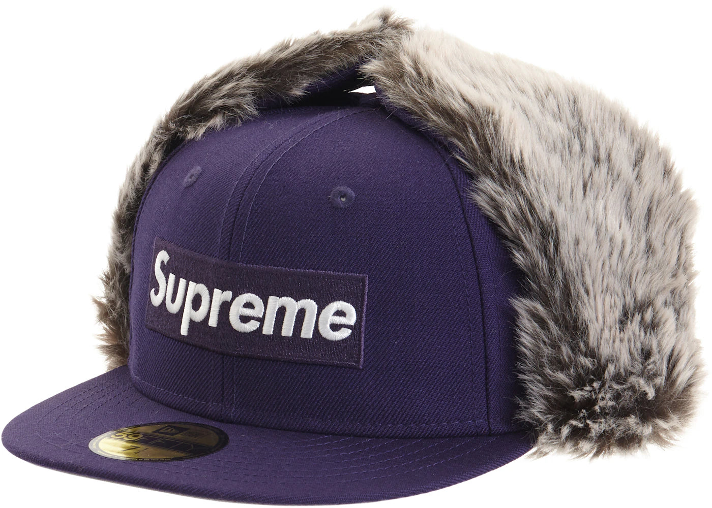 Supreme Earflap New Era Purple