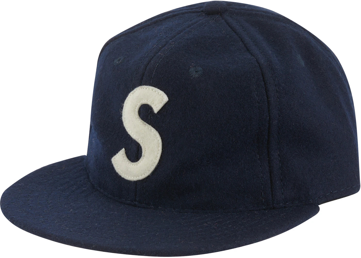 Supreme Ebbets S Logo Fitted 6-Panel Navy