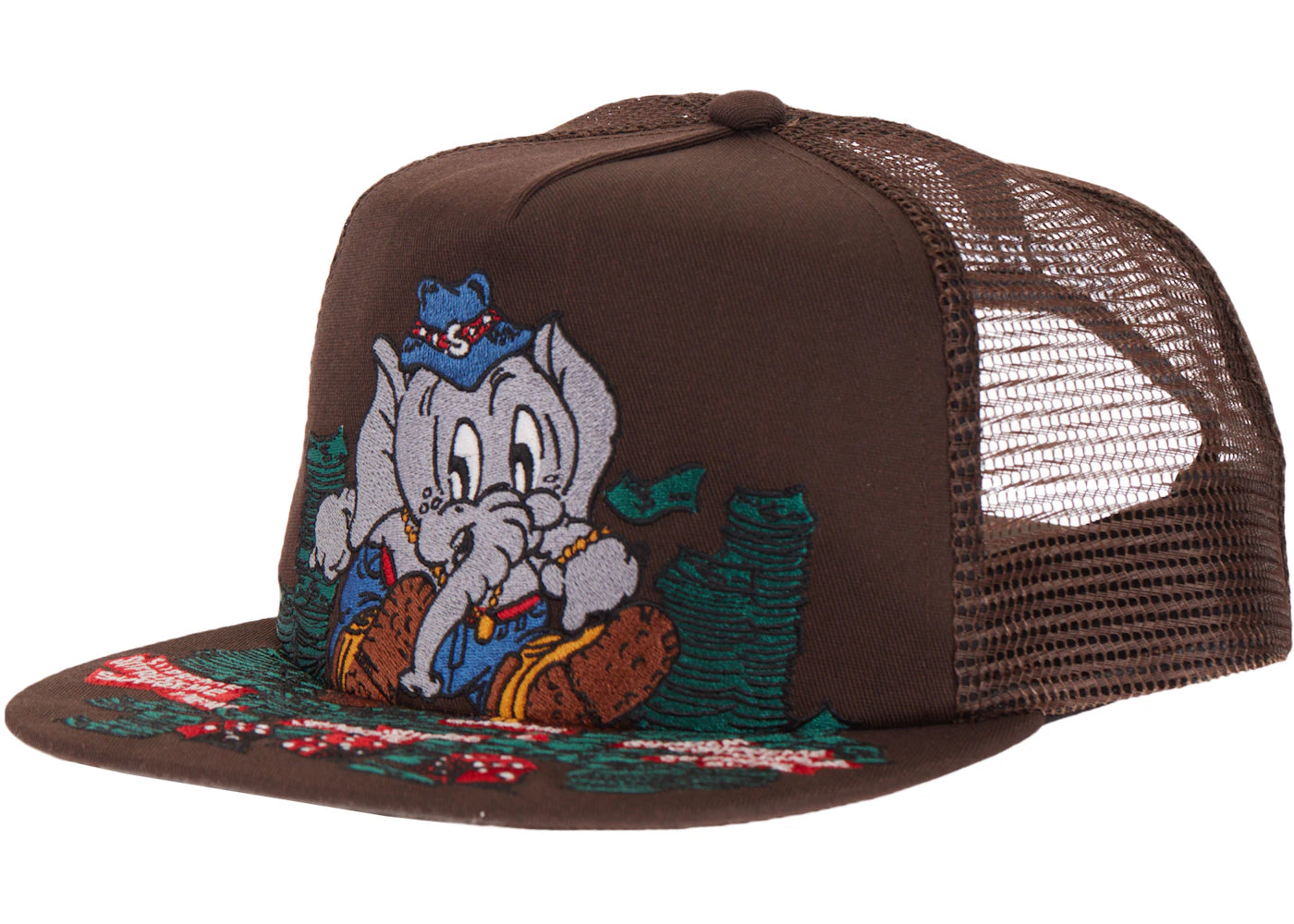 Supreme Elephant Mesh Back 5-Panel Brown