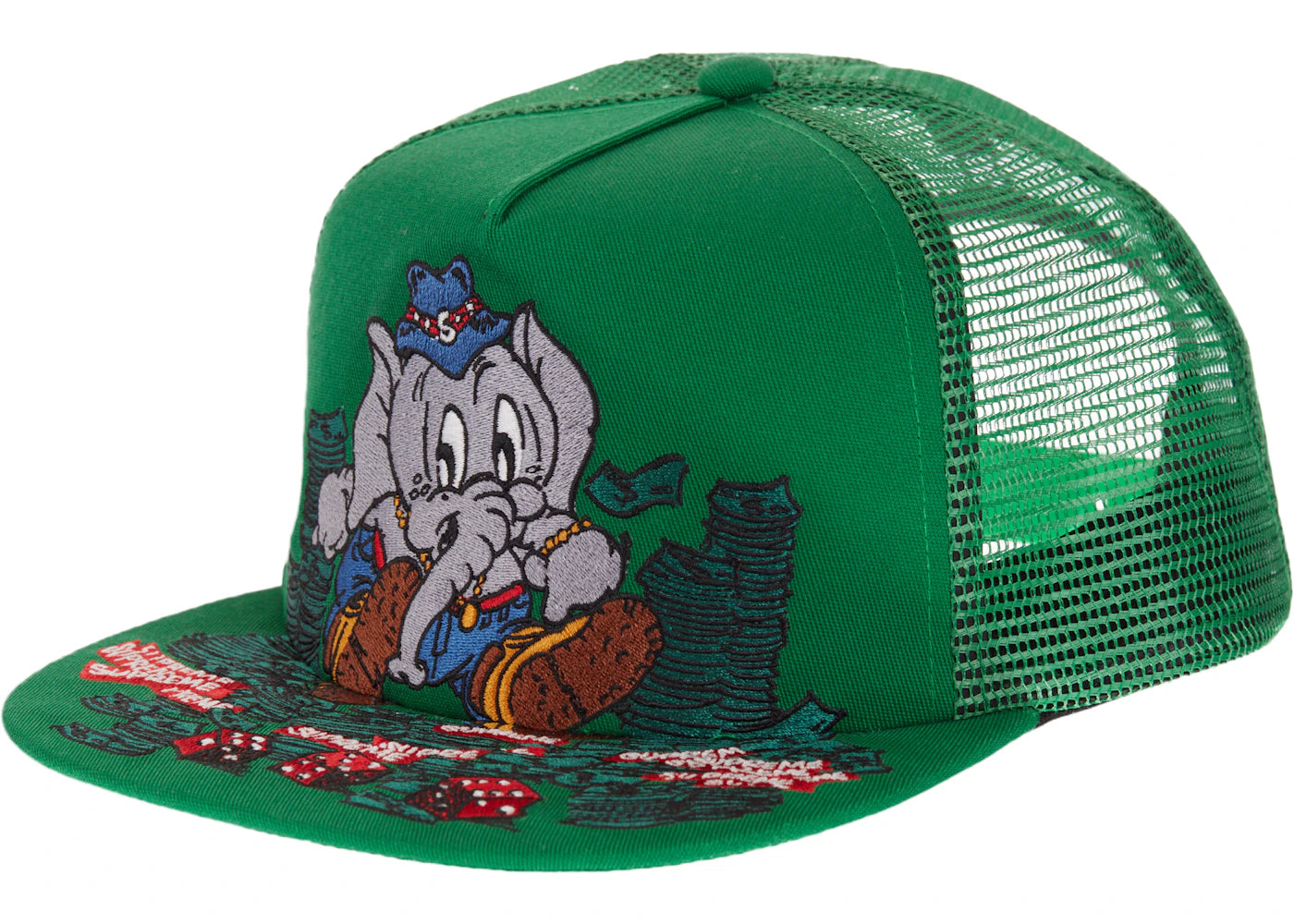Supreme Elephant Mesh Back 5-Panel Green