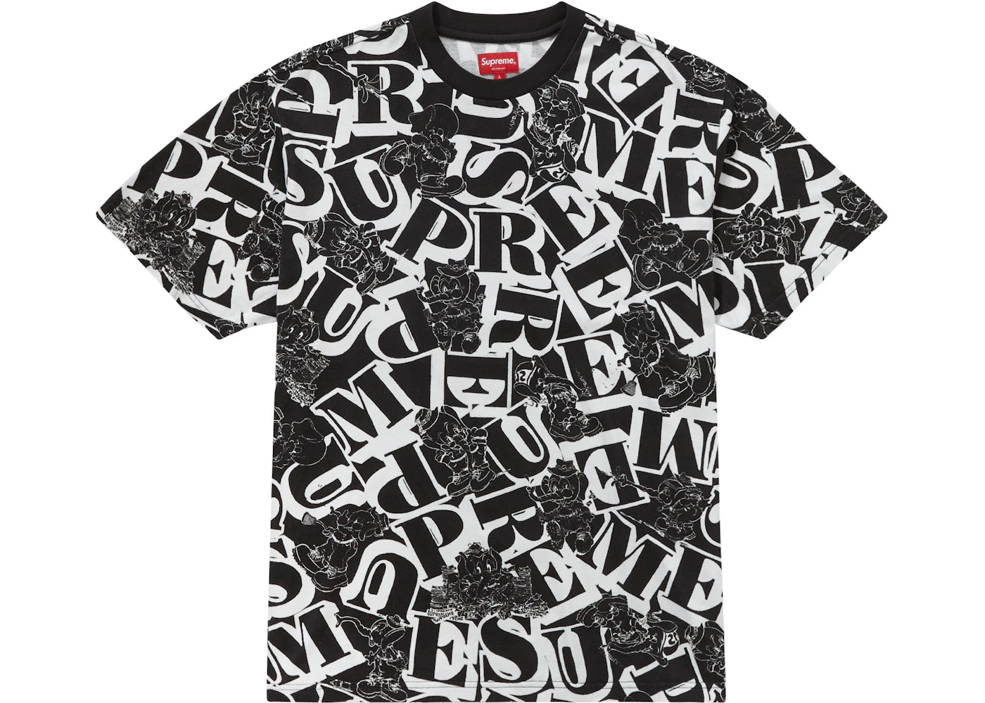 Supreme Elephant S/S Top Black