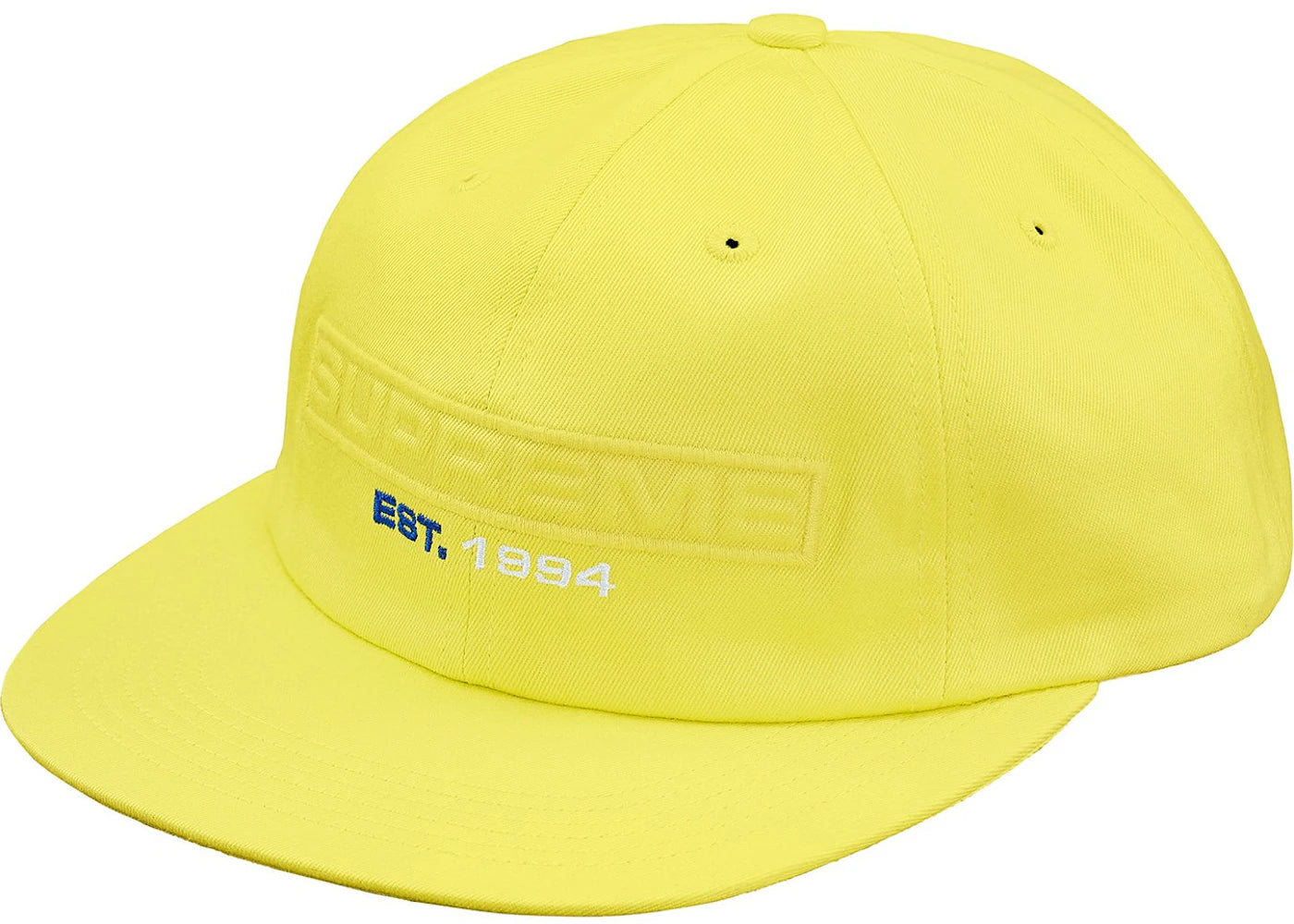 Supreme Embossed Logo 6-Panel Light Lime