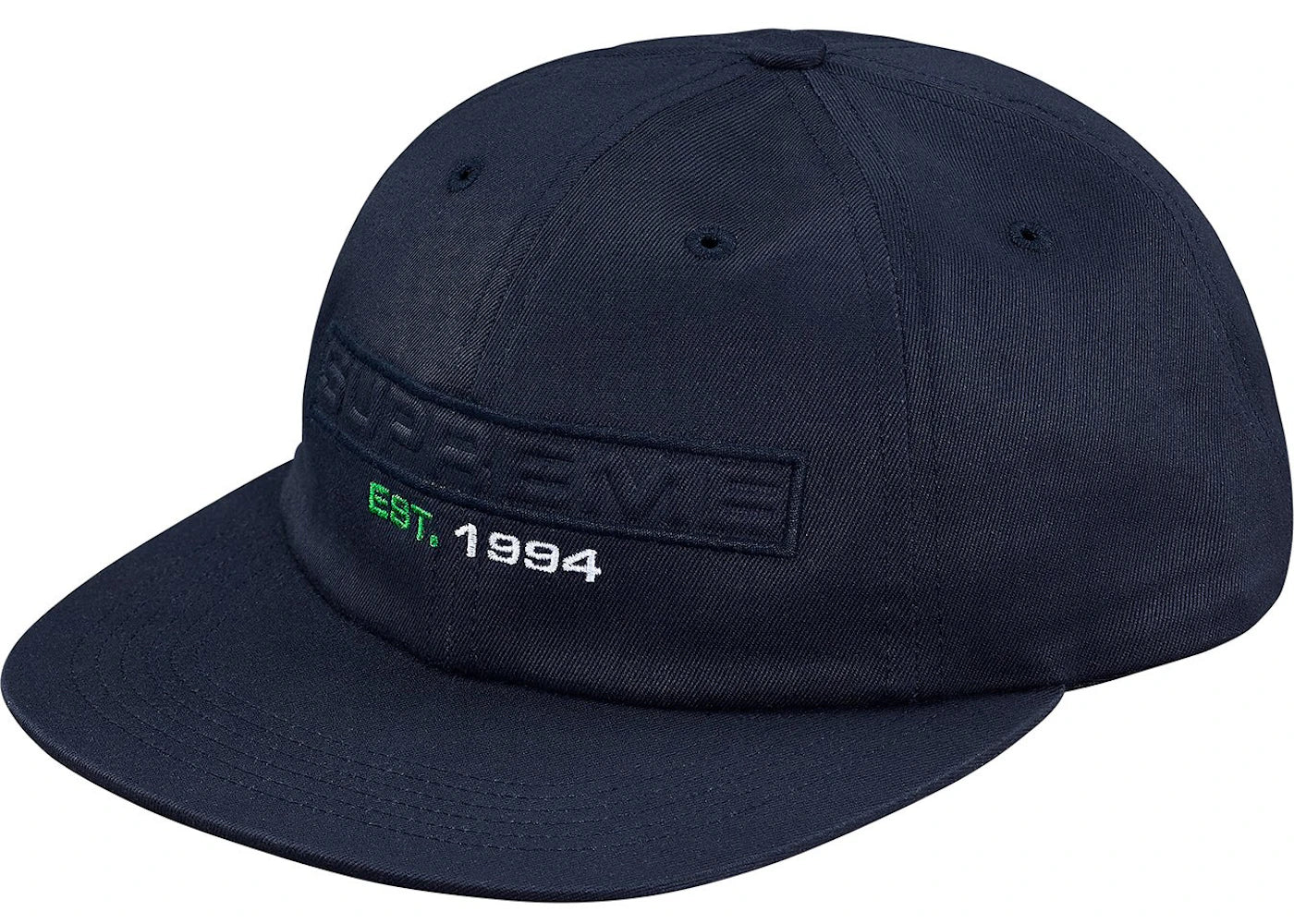 Supreme Embossed Logo 6-Panel Navy