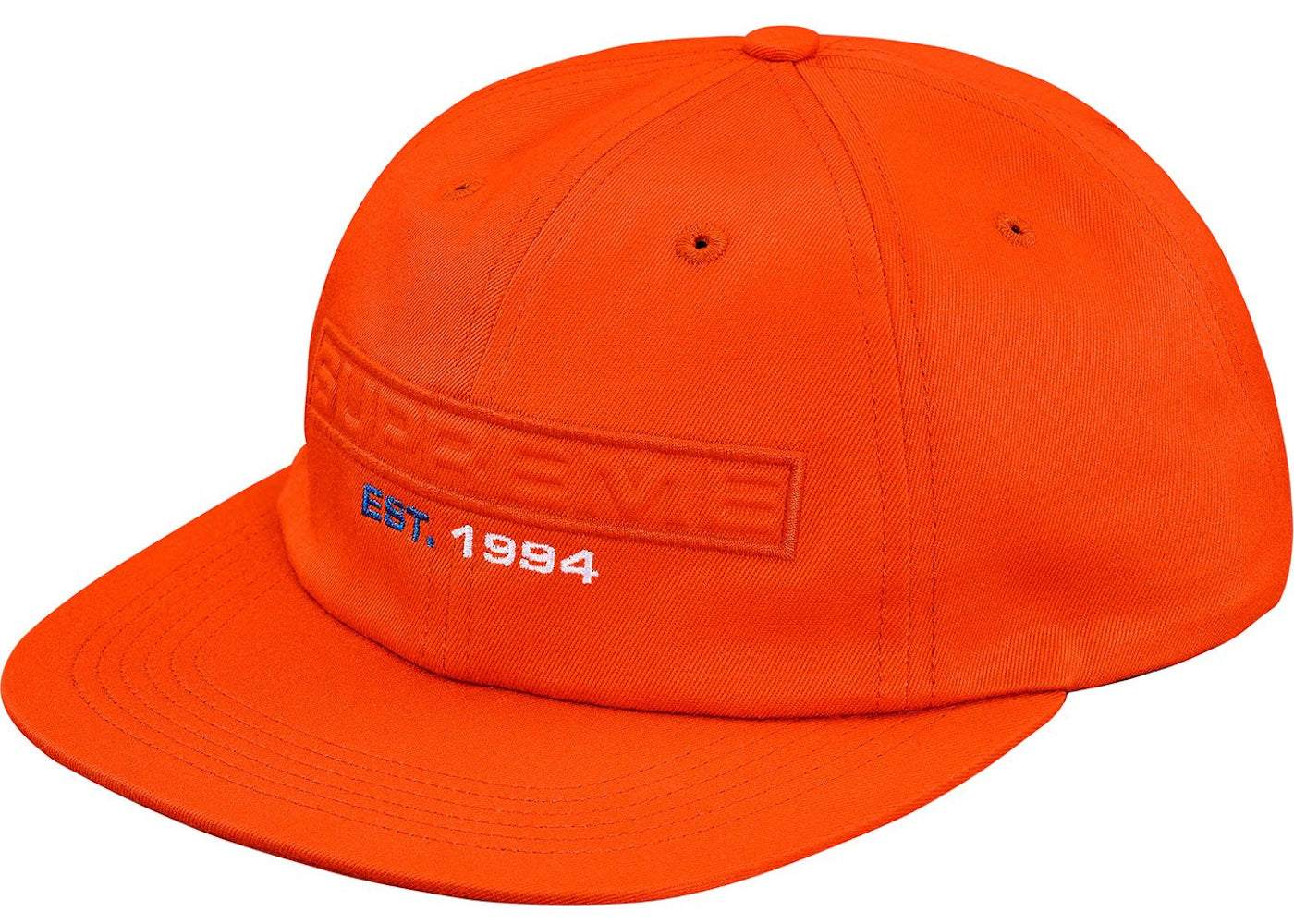 Supreme Embossed Logo 6-Panel Orange