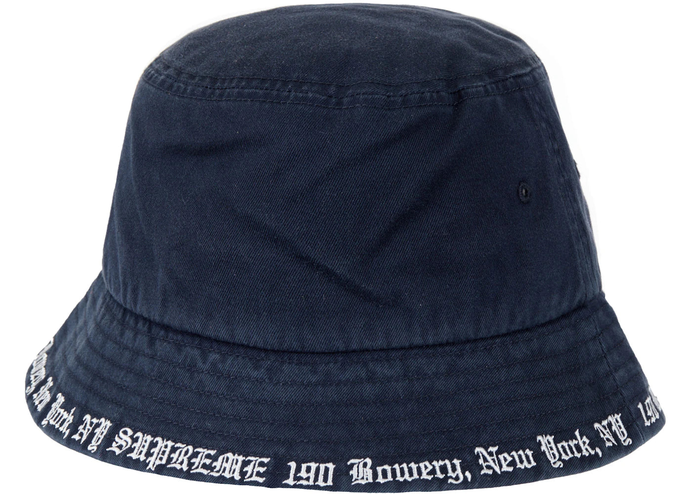 Supreme Embroidered Brim Crusher Navy