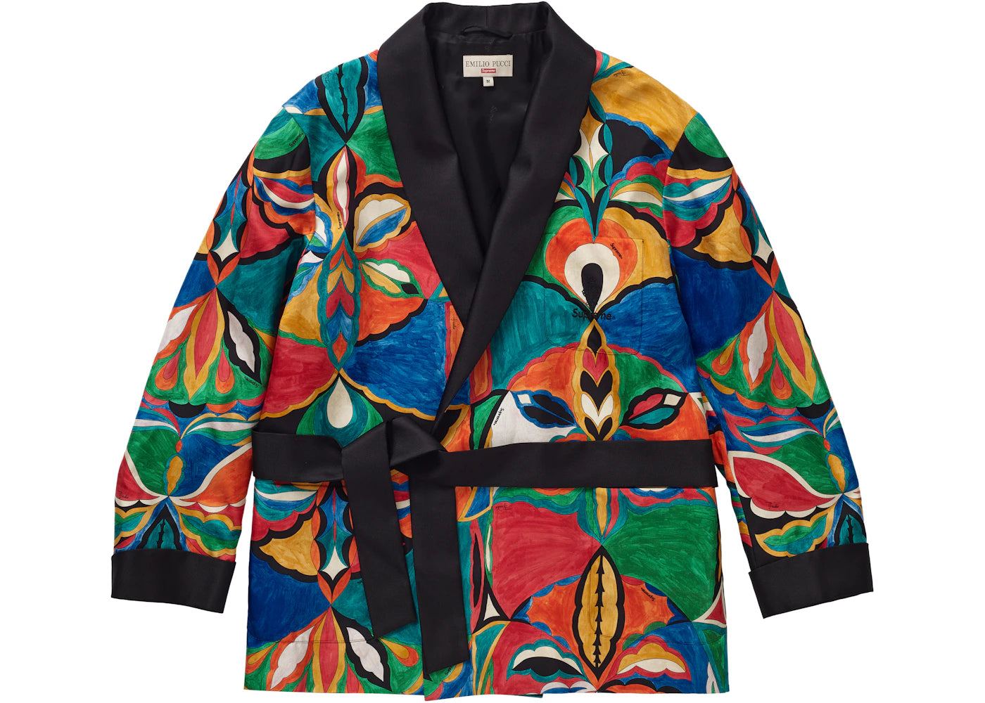 Supreme Emilio Pucci Silk Smoking Jacket Multicolor