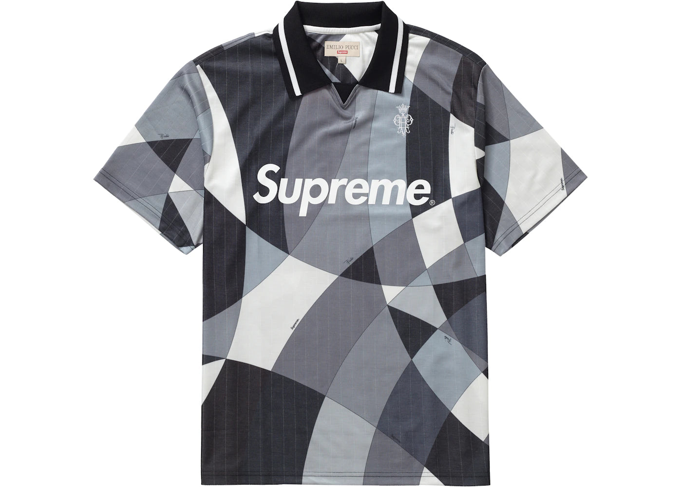 Supreme Emilio Pucci Soccer Jersey Black