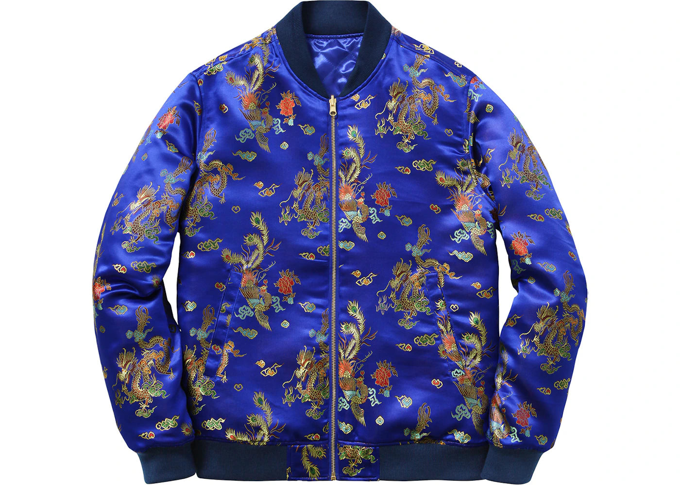 Supreme Emperor Reversible Bomber Jacket Blue