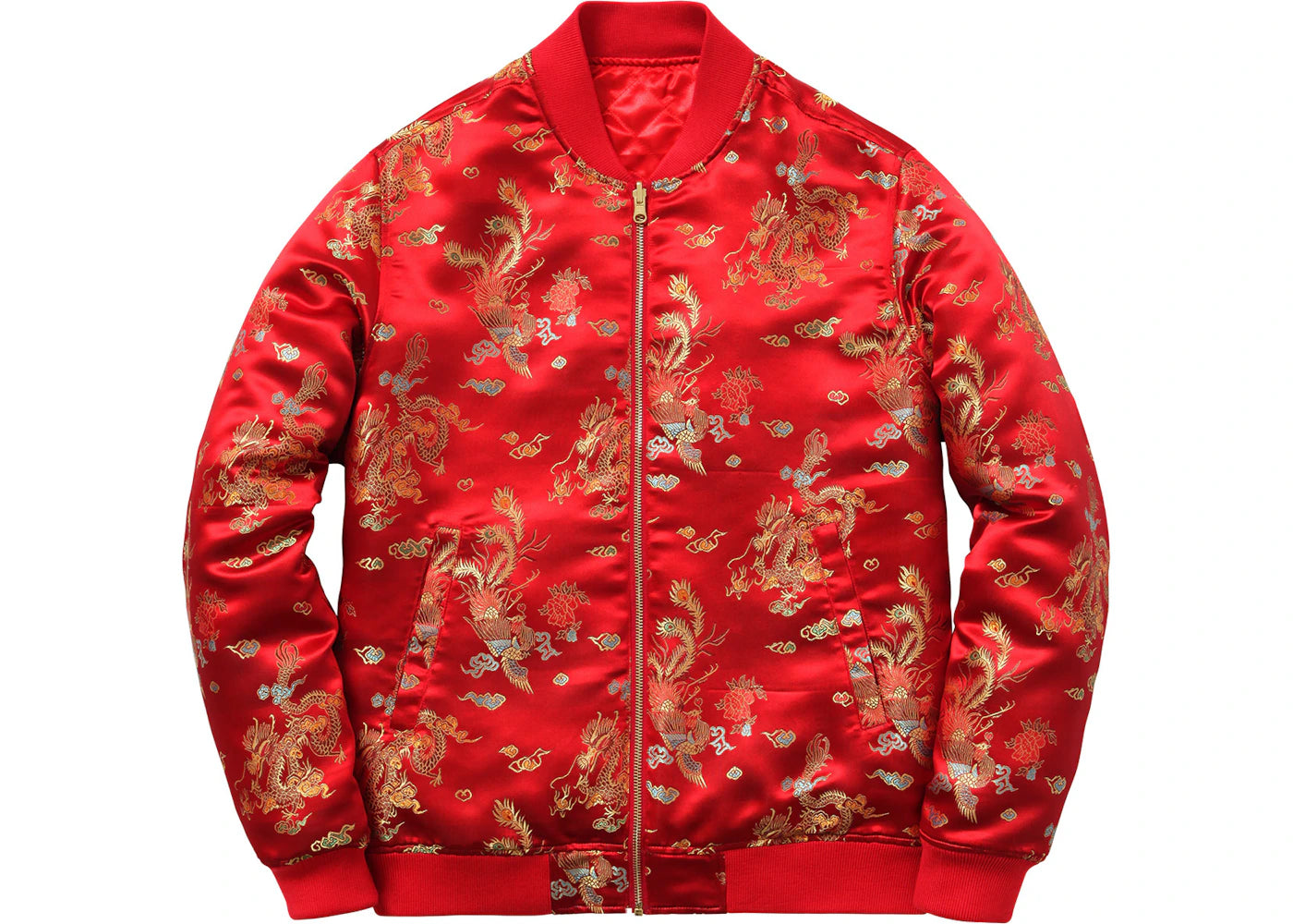 Supreme Emperor Reversible Bomber Jacket Red