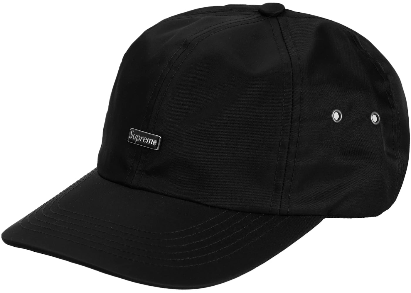 Supreme Enamel Logo 6-Panel Black