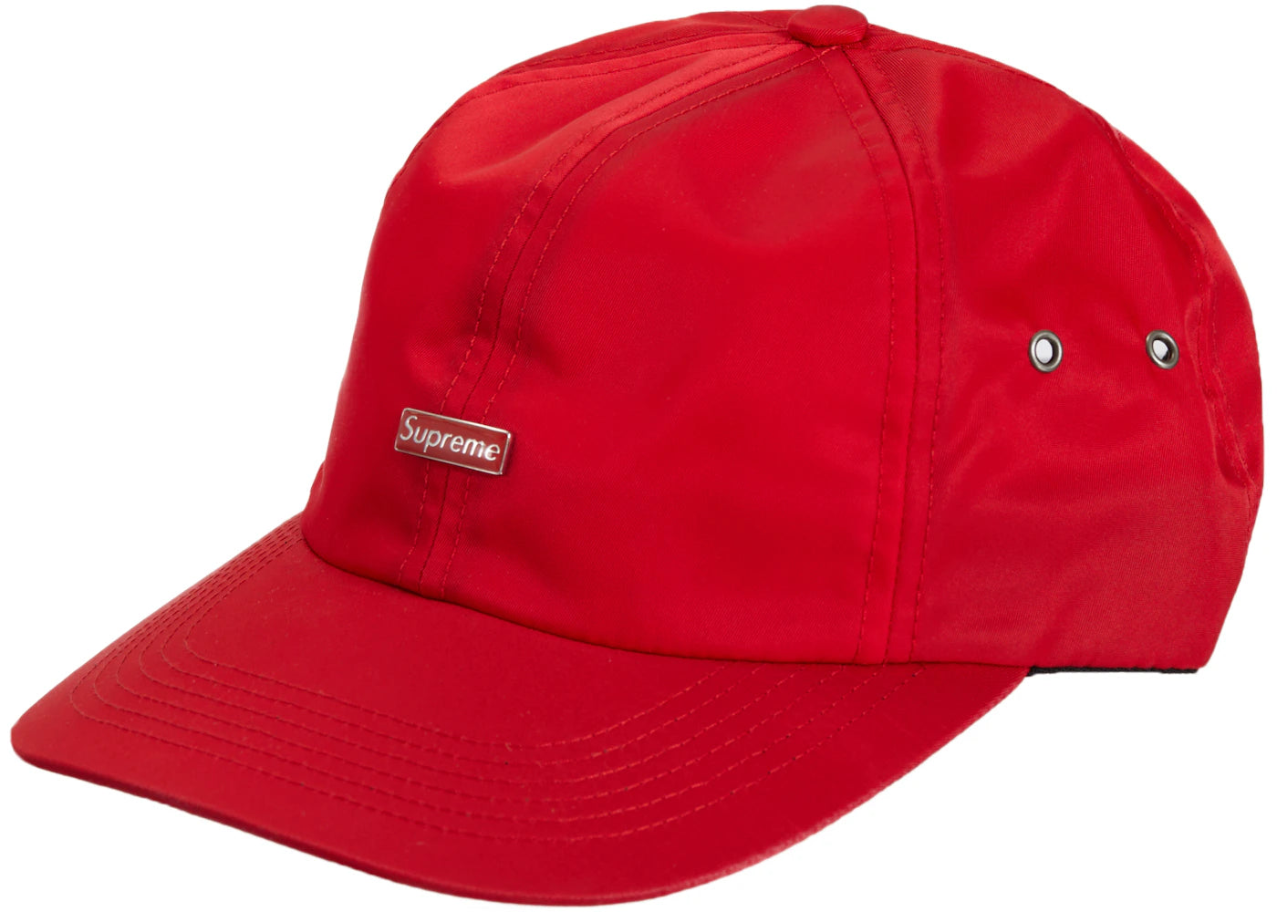 Supreme Enamel Logo 6-Panel Red