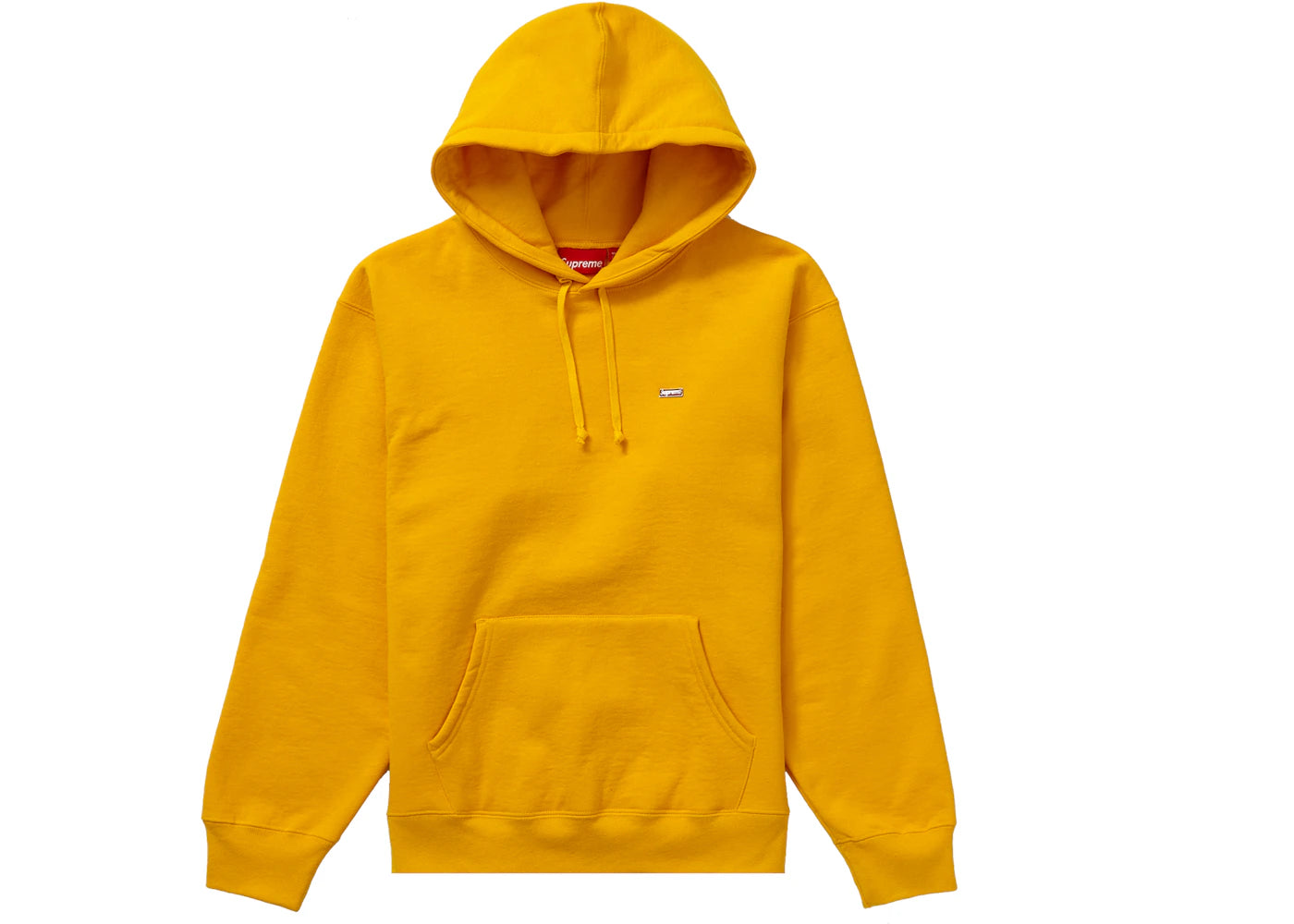 Supreme Enamel Small Box Hooded Sweatshirt Bright Gold